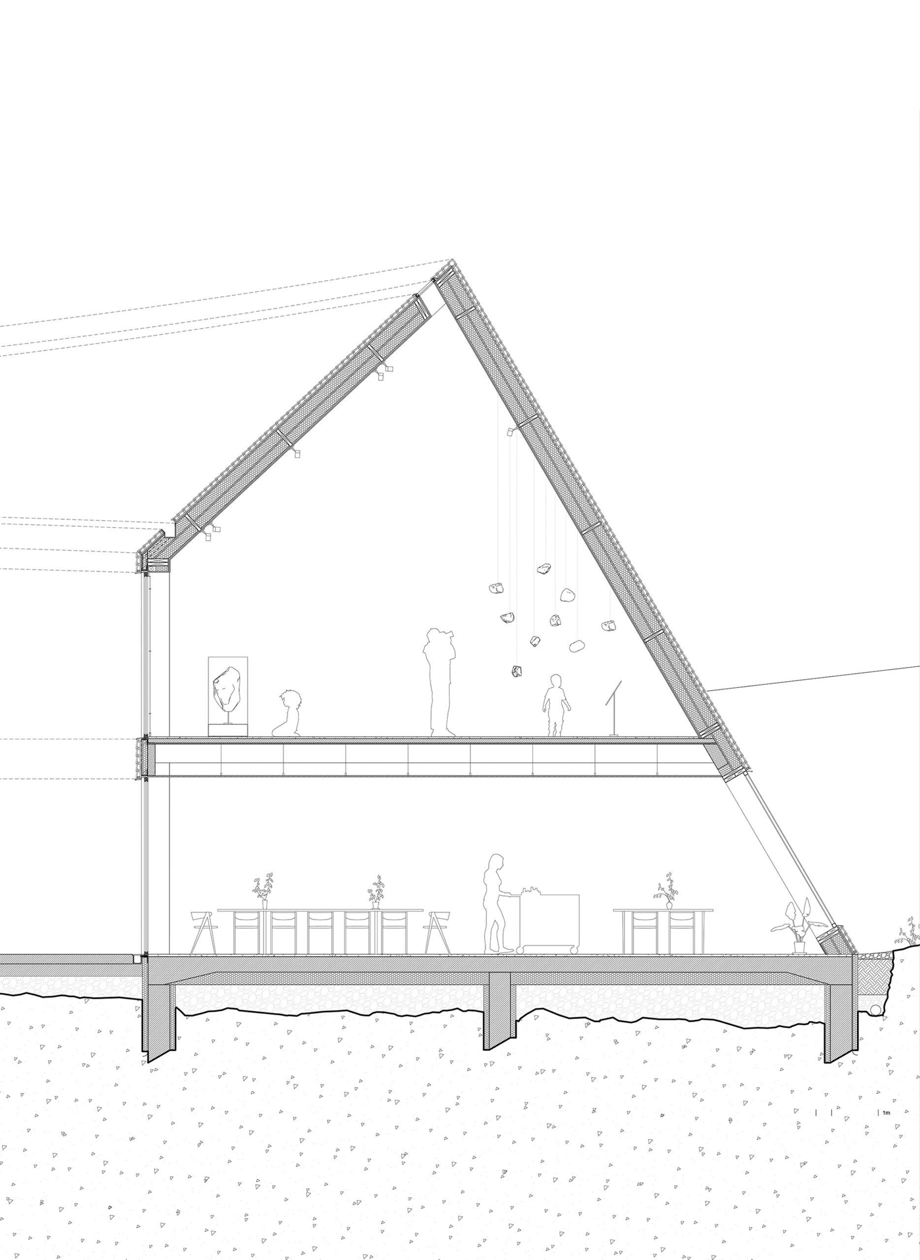 FLORENT-SAUVINEAU-ARCHITECTE-VOLCANO-MUSEUM-SECTION