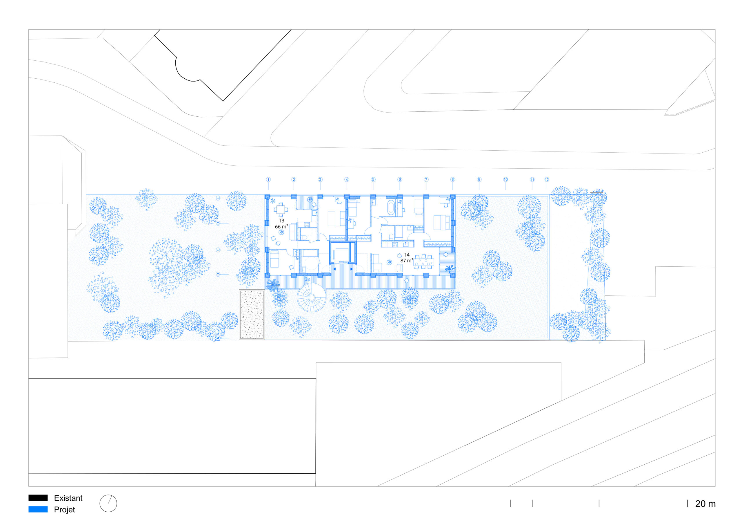 FLORENT-SAUVINEAU-ARCHITECTE-FRAGONARD-PLAN-SECOND FLOOR-HD